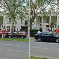 (Foto, video) Lančani sudar na Futoškom putu: Sudarila se tri automobila