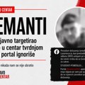 DEMANTI | Bajić javno targetirao Pravo u centar tvrdnjom da ga portal „uporno ignoriše“ – redakciji se nikada nije obratio…