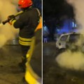Dva požara za sat vremena u Beogradu! Izgoreli "porše" i "mercedes", policija proverava ima li povezanosti!
