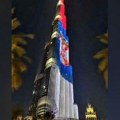 Burdž Kalifa u bojama srpske zastave: Vučić: Hvala, Dubai! (foto)