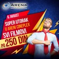 „Super utorak” u bioskopima Gledajte filmove po snižene cenama