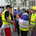 Studenti ultramaratonci stigli do nemačkog Augsburga: Buka u znak dobrodošlice i čitanje imena poginulih u Novom Sadu