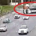 Lančani sudar na obilaznici: Ima povređenih (video)