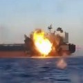 Objavljen snimak napada na ruske tankere "Flota iz senke" pogođena dronovima: Eksplozije uzdrmale Crno more (video)