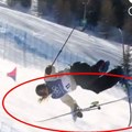 Ужас на Олимпијским играма! Полетела са скакаонице и остала без скије, језив пад је мучан за гледање