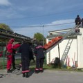 Zajednički trening civilne zaštite i vatrogasaca u Kragujevcu