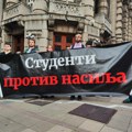 „Studenti protiv nasilja“ protestovali ispred Vlade Srbije zbog postavljanja Nedića i Bokana za članove Saveta fakulteta