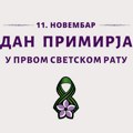 Dan primirja u 1. Svetskom ratu obeležen 11.11. Na novom groblju