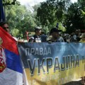 Razvijanjem ukrajinske zastave na Trgu Republike u Beogradu obeležen Dan nezavisnosti Ukrajine