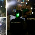 Topovski udari u Beogradu, ima povređenih: Žandarmi u Nišu zasuti jajima, blokada glavne ulice u ns