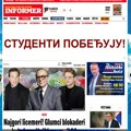 Poruke "Studenti pobeđuju" na prorežimskim medijima: "Meduza" pred protest na Slaviji