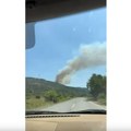 (VIDEO) Veliki požar izbio na Pelješcu, na terenu i kanaderi: “Ne izgleda dobro”