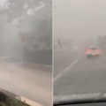 Opšti potop u Hrvatskoj, ovo ide ka nama! Žestoko pljušti, zbog jakog grada se i polja zabelela (video)