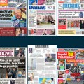 Naslovne strane sutrašnjih novina: Prelistavanje štampe za nedelju, 11. januar 2026. godine