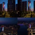 Mali podelio snimak: Kula Beograd sija u bojama Srbije i UAE; "Neraskidiva veza, iskreno prijateljstvo" VIDEO