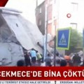 Prvi snimak srušene zgrade u istambulu: LJudi zarobljeni ispod ruševina (video)