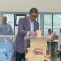 Predsednik Srbije Aleksandar Vučić glasao na Novom Beogradu