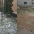 VIDEO Snažna oluja pogodila Mačvanski okrug: Pao grad u Krupnju, sve se zabelelo