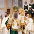 Patrijarh Porfirije služi liturgiju u Hramu Svetog Save