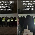 Poslanica koju su ispred Skupštine napali maskirani Ćaci: Juče su nam vikali da smo ustaše, danas da će nas “nabiti na kolac”…