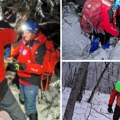Prve slike sa Rtnja: Gorska služba spasila planinare koji su se izgubili u snegu, akcija trajala 4 sata