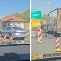 Haos na obilaznici oko Beograda: Izgoreo šleper, vozač sprečio tragediju, kolone kilometarske