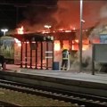 Rasvetljen požar u vagonu BG voza u Batajnici: Krivična prijava protiv tinejdžera