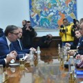 Dugogodišnje prijateljstvo i strateško partnerstvo: Vučić sa Dendijasom u Beogradu /foto/