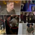 Pogledajte snimak napada na Miloša i njegove kolege iz drugog ugla: Mučki ih udaraju pesnicama dok prolaze kroz rulju…