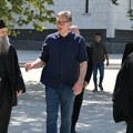 Вучић се сусрео са аутором мозаика Храма Светог Саве Николајем Мухином