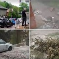 Snažno nevreme pogodilo Majdanpek, ulice pod vodom: Pogledajte apokaliptične prizore sa istoka Srbije (video)