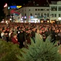 Veliki skup studenata sa narodom, Čačani na kraju vežbali kolo za hapšenja