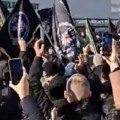 Gromoglasan doček za devetu bojnu HOS-a Ustaške pesme i "Za dom spremni" u Vukovaru! (video)