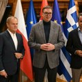 Tusk nastavlja posetu Srbiji, danas sastanak sa Vučićem u Palati "Srbija"