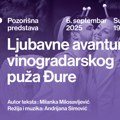 Predstava za decu „Ljubavne avanture vinogradarskog puža Đure“ u Kulturnom de-centru Reflektor