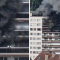 Stravičan požar progutao neboder u Belgiji, broje se mrtvi: Muškarac bežao preko balkona da spasi živu glavu (video)