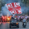 Beogradom odjekuje pesma Delija: Veliki korteo krenuo ka Marakani pred duel sa Larnom!