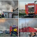 Ogroman požar u novom sadu! Plamen guta naselje, veliki broj vatrogasaca na terenu (VIDEO)