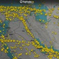 Dramatični prizori na nebu iznad Bliskog istoka: Avioni naglo menjaju pravac