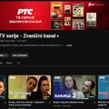 Zvanični „Jutjub" kanal „RTS TV serije" zabeležio više od 300 miliona pregleda