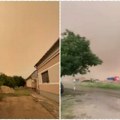 (Video) Apokaliptične scene u Deliblatskoj peščari! Vatra guta sve pred sobom, gori više od 500 hektara šume: Na terenu veliki…