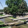 Radovi u Paraćinu: Uklonjen treći pešački most - nastavak projekta izgradnje novih