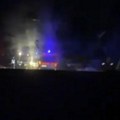 Užas na putu kod Zrenjanina Lančani sudar, na terenu vatrogasci, hitna pomoć i policija (video)