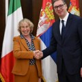 Vučić se sastao sa Stefanijom Kraksi Italija pruža podršku Srbiji na putu ka članstvu za EU