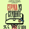 Studenti u blokadi Univerziteta u Kragujevcu organizuju protest „Struka uz studente“
