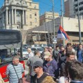 Počeo protest u Beogradu zbog Zakona o strancima na Kosovu, blokiran saobraćaj kod Predsedništva