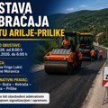 Obustava saobraćaja na putu Arilje – Prilike: Zbog asfaltiranja zatvara se deonica kroz stupčeviće