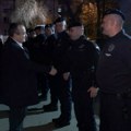 Dačić tokom obeležavanja srpske Nove godine sa pripadnicima Policijske brigade