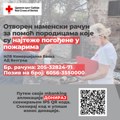 Crveni krst Srbije otvorio račun za pomoć ugroženima u požaru