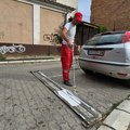 Obeležavanje parking mesta kod Zastavinog solitera